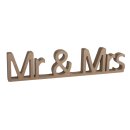MDF Wort Mr&Mrs,FSC Mix Credit, 24x1,5x5,5cm
