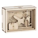 Holz 3D Geschenkbox Journey  11,5x8,5x5cm, 12 tlg....