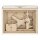 Holz 3D Geschenkbox Journey  11,5x8,5x5cm, 12 tlg. Bausatz, Box 1Set, natur