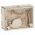 Holz 3D Geschenkbox Baby 11,5x8,5x5cm, 15 tlg. Bausatz, Box 1Set, natur