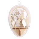Holz-Steckt. Ostern,FSCMixCred, 20-tlg., 4x6cm Eier, SB-Btl 1Set, natur