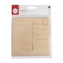 Holz Postkarte, FSC Mix Credit, 14,8x14,8x0,3cm, SB-Btl...