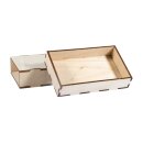 Holzbox zum Aufbauen, FSC Mix Credit, 11,5x7,8x3cm 2 Stück natur