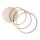 Holzringe m. Platte, FSCMixCred, 60cm ø, 8-teilig, Box 1Set, natur