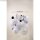 Holzringe m. Platte, FSCMixCred, 60cm ø, 8-teilig, Box 1Set, natur