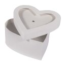 Pappm.Herz m.Schütteldeckel,FSC Rec.100%, 13x13x7cm, weiß