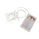 Mini LED Lichterkette 1,20 m mit Timer warmweiß