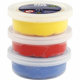 Silk Clay®, Blau, Gelb, Rot, 3x14g