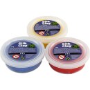 Silk Clay®, Blau, Gelb, Rot, 3x14g