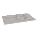 Silikon-Gießform Deko-Formen, 14,5x26x1cm, 6 Formen, Box 1Stück