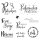 Clear Stamps - Süße Grüße, 102,5x97mm, 9 Motive 1 Bogen