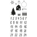 Clear Stamps - Adventskalender Classic, 97x205mm, 33...