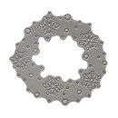 Stanzschablone Schneeflockenkranz ø7,5cm, Negativ,...