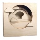 Holzbaus. 3D-Motivrahmen, FSCMixCred., 15,5x15,5x3,4cm,...