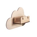 Holzbausatz Lampe kl. Wolke,FSCMixCred, 31x18,5x7,5cm, 6-teilig, Box 1Set, natur