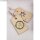 Holz Anhänger Schneeflocke, FSCMixCred, 4,8x8,2cm, natur