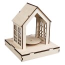 Holz 3D-Bausatz Haus FSCMixCred, 18,5x18,5x21cm,...