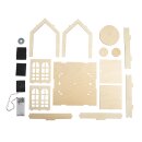 Holz 3D-Bausatz Haus FSCMixCred, 18,5x18,5x21cm,...
