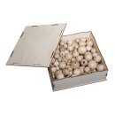 Rohholz-Kugeln Sammelbox 222 Holzkugeln in 8 versch.Größen