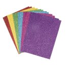 Glitterpapier Mix - Bunt, A5, selbstkl., 14,8x21cm,...