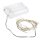 Mini LED-Lichterkette m. Draht/Timer, 235cm, 40 LEDs, Batteriebetrieb, lichtgelb