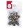 Deko-Metallglöckchen kugelförmig, 19mm ø, SB-Btl 10Stück, platin