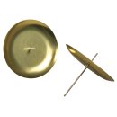 Adventskranz-Kerzenhalter 8cm ø 4 Stück gold