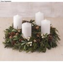 Adventskranz-Kerzenhalter 8cm ø 4 Stück gold
