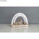 Holz 3D Bausatz Nachthimmel FSCMixCred, 30x9x23cm, +Drehteller, Box, natur