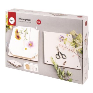 Blumenpresse, 21x30cm natur