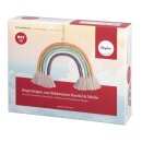 Bastelpackung: Regenbogen aus Makramee Kordel+Wolle, ca....