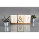 Holz-Buchstabe B, FSC Mixed Credit, 10,5x14,8cm, schwarz