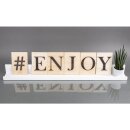 Holz-Buchstabe M, FSC Mixed Credit, 10,5x14,8cm, schwarz