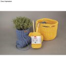 Braidy Recycling Garn, geflochten, 4mm ø, (250g Knäuel), Knäuel 65m, jeansblau