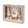 Holzbausatz 3D-Motivrahmen, FSCMixCredit, 15,5x3,8x12,5cm, Einhorn,12-tlg., 1Set, natur