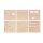 Holz-Steckteil Bauernhof 45-tlg, 1 Set natur