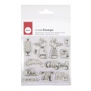 Clear Stamps - Rentierfreunde 102,5x97mm 12 Motive