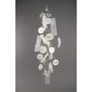 Mini-LED Lichterkette m.Draht/Timer, 4x120cm, 96 LED`s, 4-strängig, lichtgelb