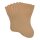 Papier-Weihnachtsstrümpfe, 27,5x18cm, 100g/m2, SB-Btl 6Stück, kraft