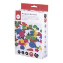 Moosgummi Mix Glitter selbstklebend 2+3cm Ø,3...