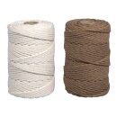 Makramee Garn Set, 2,2mm ø, 2x ca. 200g, 2 Spulen...