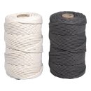 Makramee Garn Set, 2,2mm ø, 2x ca. 200g, 2 Spulen...