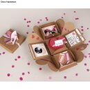 DIY Explosionsbox 12x12x12cm 16-tlg., kraft