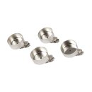 Baumkerzenhalter für Teelichter. 4 Stück, silber