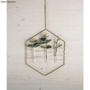 Metallringe Hexagon sortiert, je 1x20cm, 25cm, 30cm 3 Stück, gold