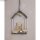 Metallringe Häuser sortiert, je 1x19cm, 23cm, 27,5cm 3 Stück, weiß