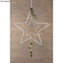 Metallringe Sterne sortiert, je 1x20cm, 30cm, 40cm, Box 3Stück, weiß