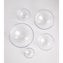 Gießformen Set Schalen L, 5 Acryl-Halbkugeln: ø 6-14cm