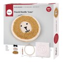 Bastelpackung Punch Needle Lion, 21cm ø, Box