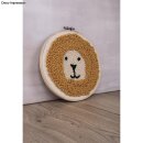 Bastelpackung Punch Needle Lion, 21cm ø, Box